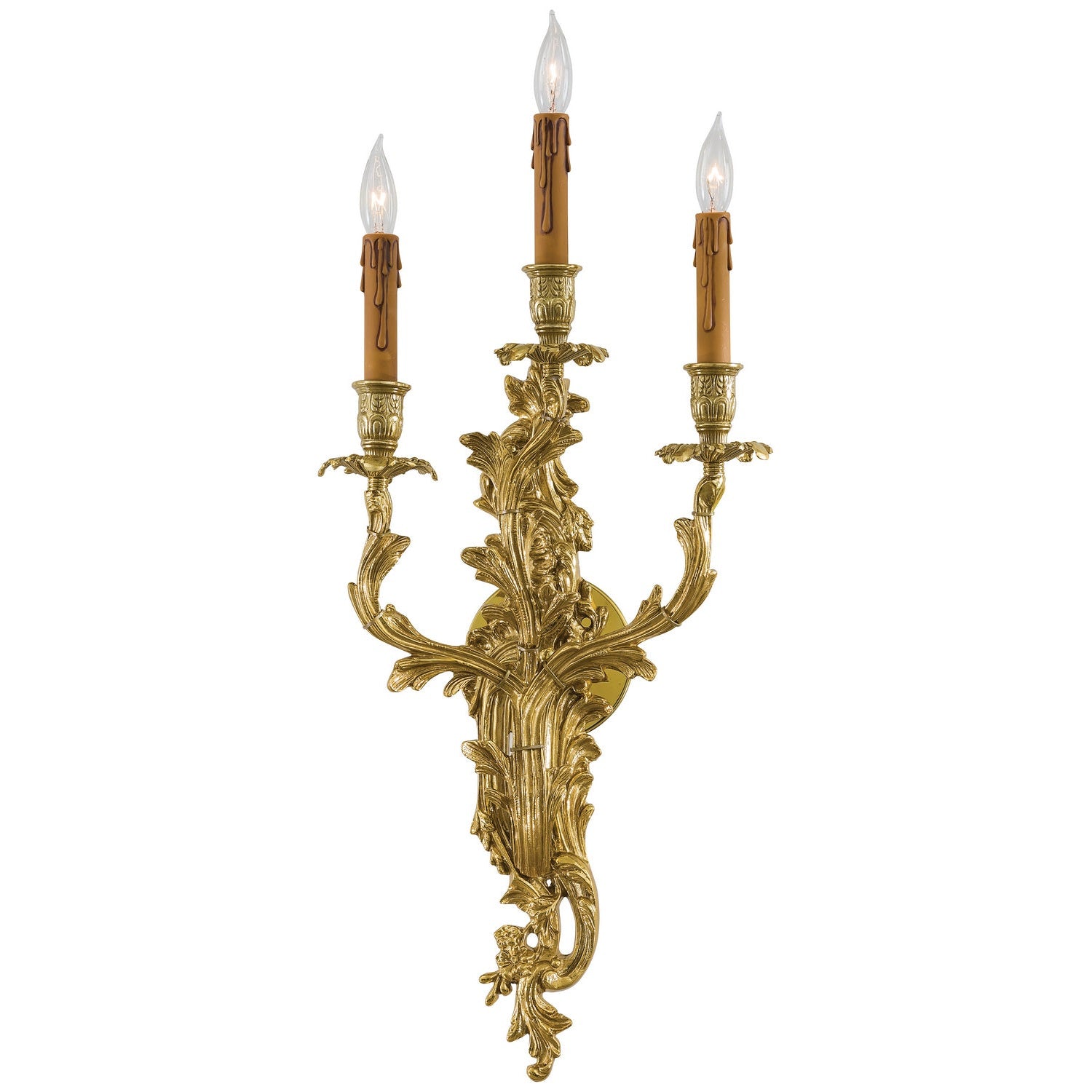 Metropolitan - N9650 - Three Light Wall Sconce - Metropolitan - Heirloom Gold
