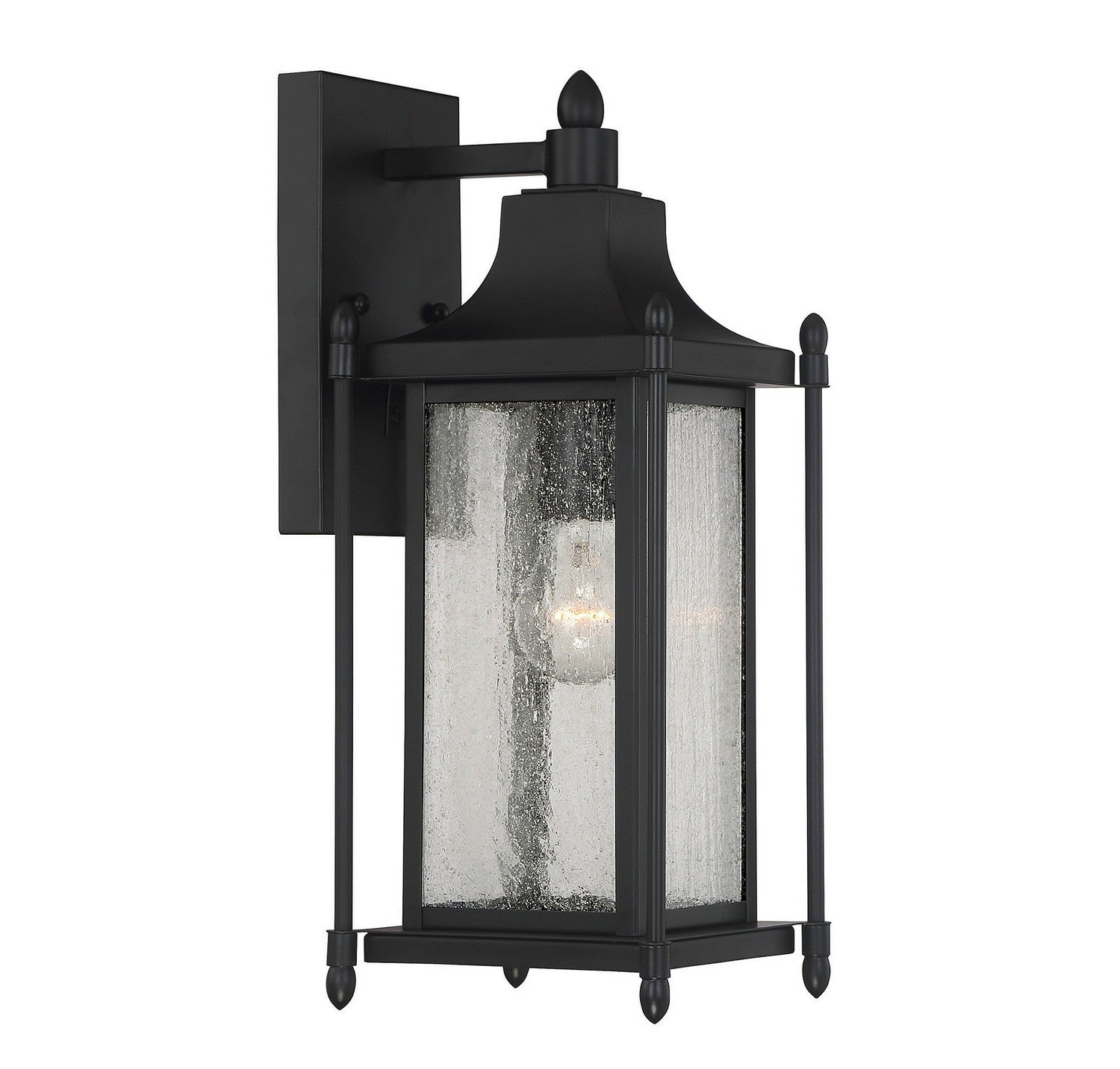 Savoy House - 5-3451-BK - One Light Wall Mount - Dunnmore - Black