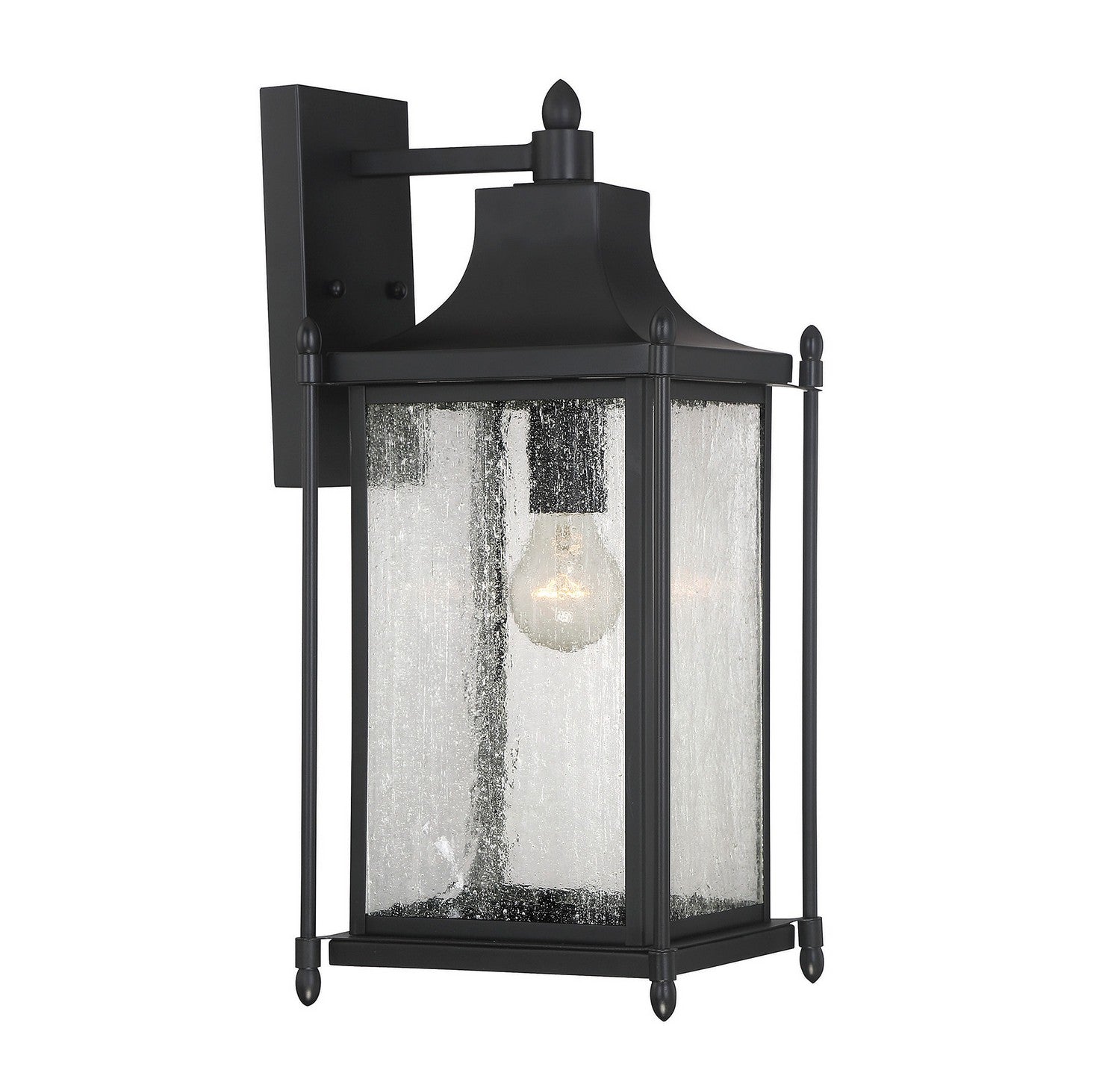 Savoy House - 5-3452-BK - One Light Wall Mount - Dunnmore - Black