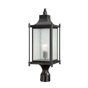 Savoy House - 5-3454-BK - One Light Post Lantern - Dunnmore - Black