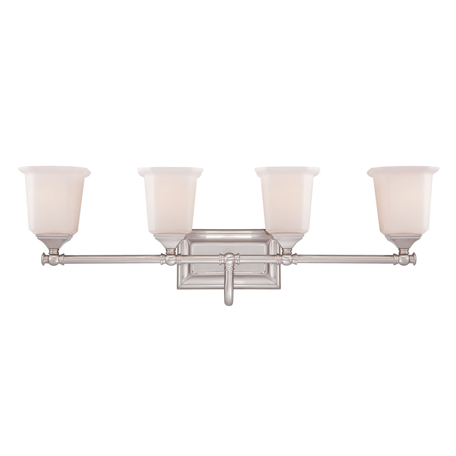 Quoizel - NL8604BN - Four Light Bath Fixture - Nicholas - Brushed Nickel