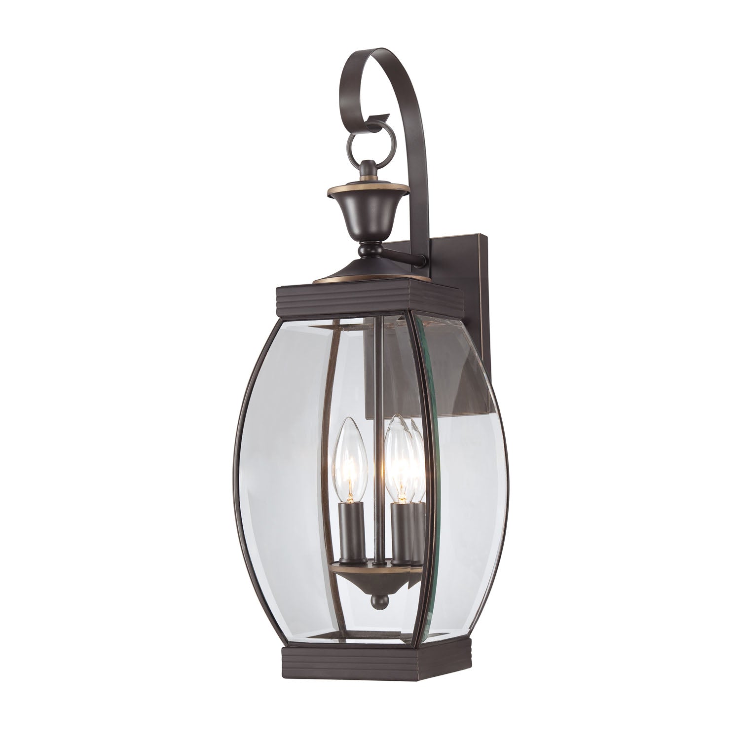 Quoizel - OAS8408Z - Two Light Outdoor Wall Lantern - Oasis - Medici Bronze
