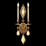 Fine Art Handcrafted Lighting - 729150-1ST - Two Light Wall Sconce - Encased Gems - Gold
