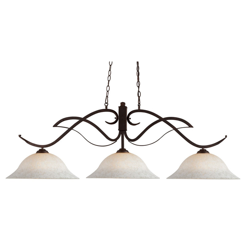 Z-Lite - 126BRZ-WM16 - Three Light Billiard - Phoenix - Bronze