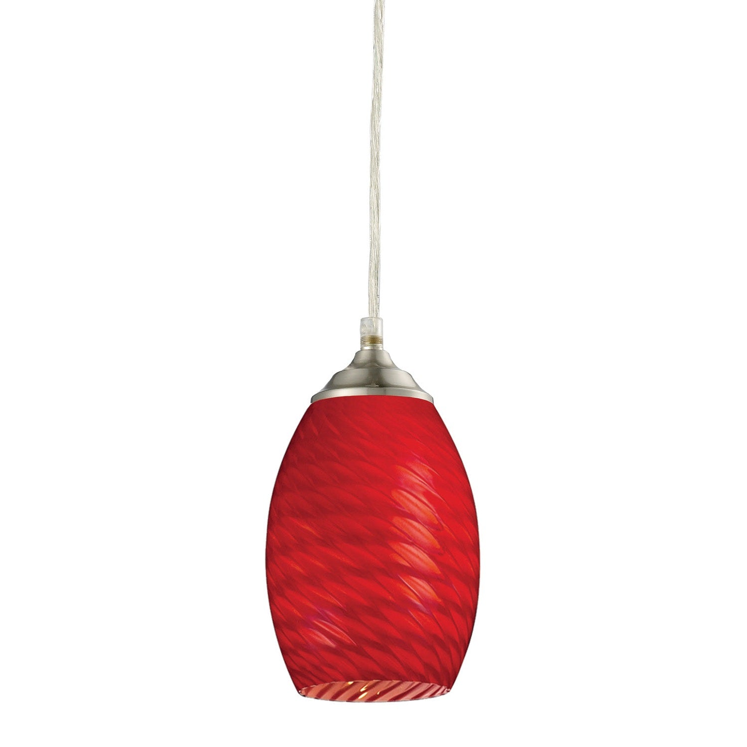 Z-Lite - 131R-BN - One Light Pendant - Jazz - Brushed Nickel