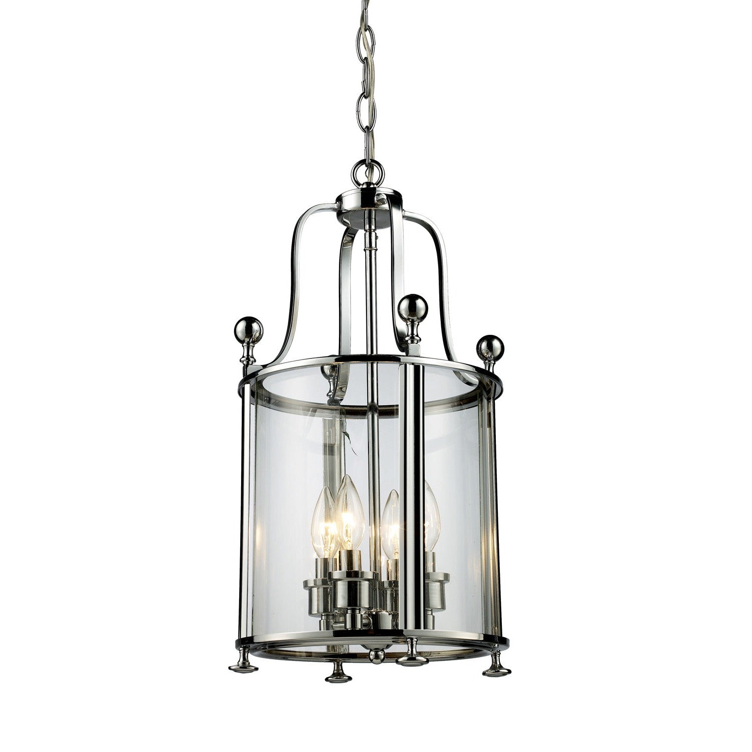 Z-Lite - 134-4 - Four Light Chandelier - Wyndham - Chrome