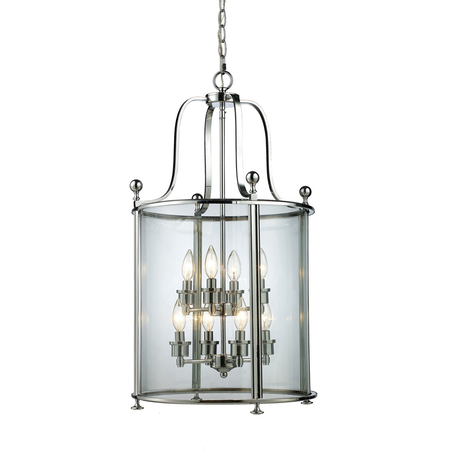Z-Lite - 134-8 - Eight Light Chandelier - Wyndham - Chrome