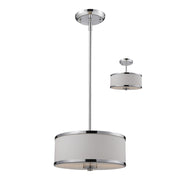 Z-Lite - 164-12 - Two Light Pendant - Cameo - Chrome