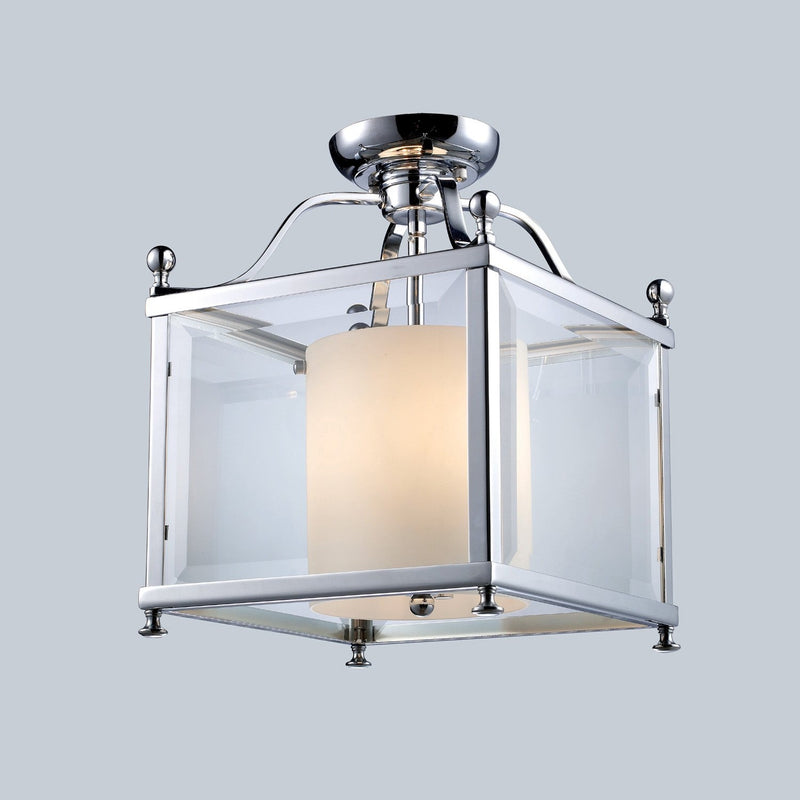 Z-Lite - 176-3SF-M - Three Light Semi Flush Mount - Fairview - Chrome