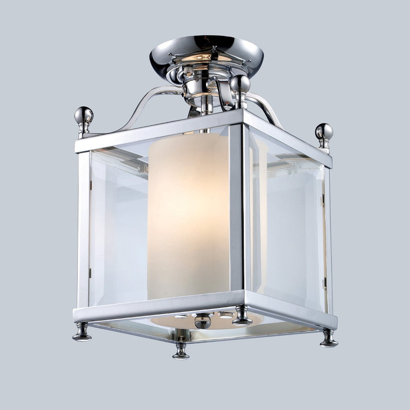Z-Lite - 176-3SF-S - Three Light Semi Flush Mount - Fairview - Chrome