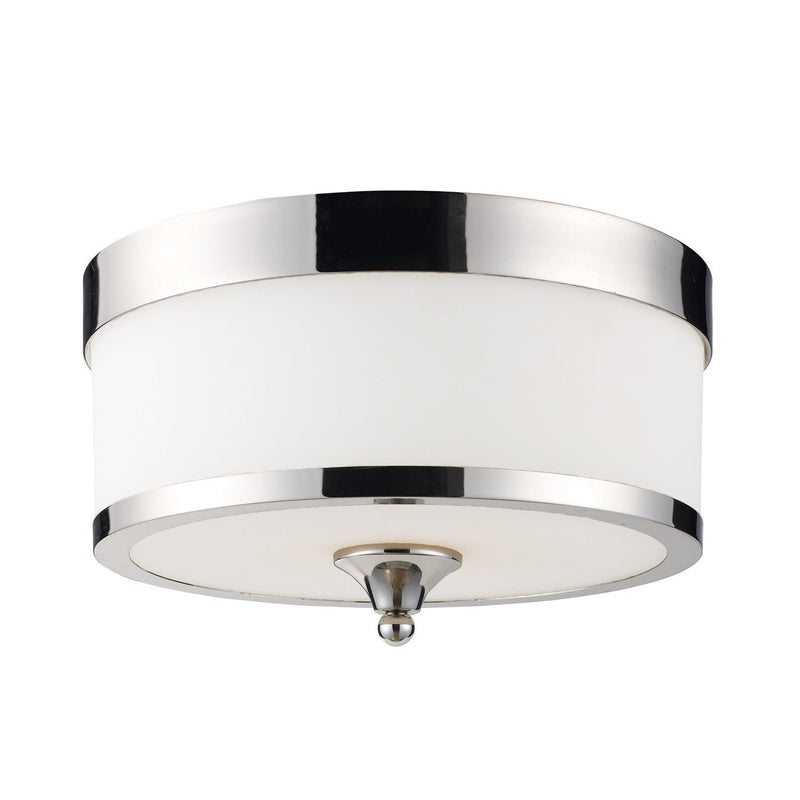 Z-Lite - 307F-CH - Three Light Flush Mount - Cosmopolitan - Chrome