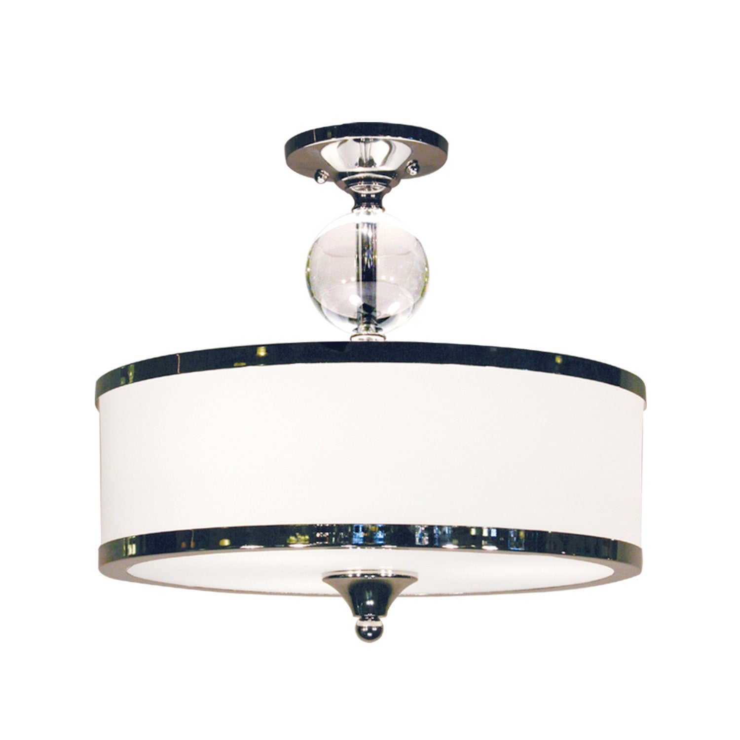 Z-Lite - 307SF-CH - Three Light Semi Flush Mount - Cosmopolitan - Chrome