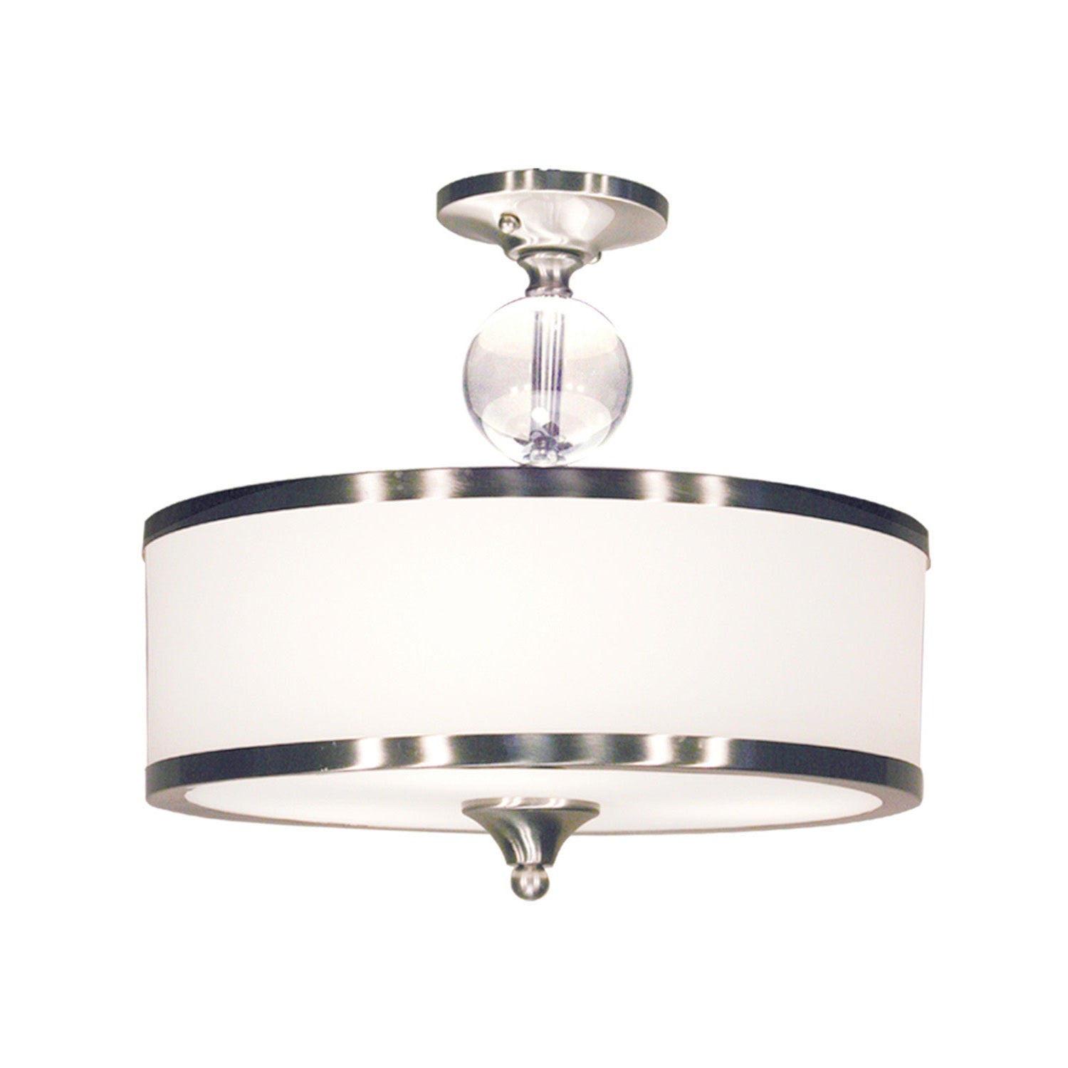 Z-Lite - 308SF-BN - Three Light Semi Flush Mount - Cosmopolitan - Brushed Nickel