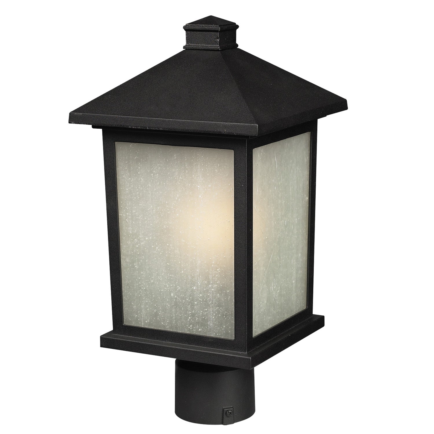 Z-Lite - 507PHB-BK - One Light Outdoor Post Mount Fixture - Holbrook - Black