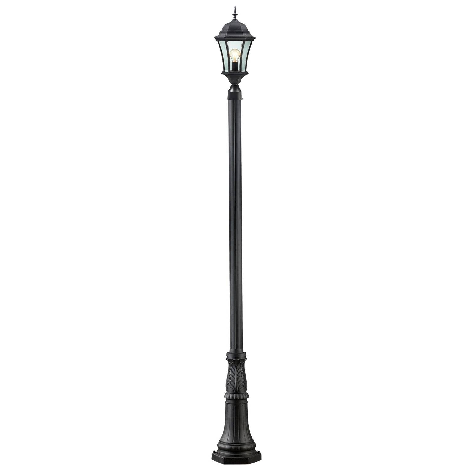 Z-Lite - 522PHM-518P-BK - One Light Outdoor Post Mounted Fixture - Wakefield - Black
