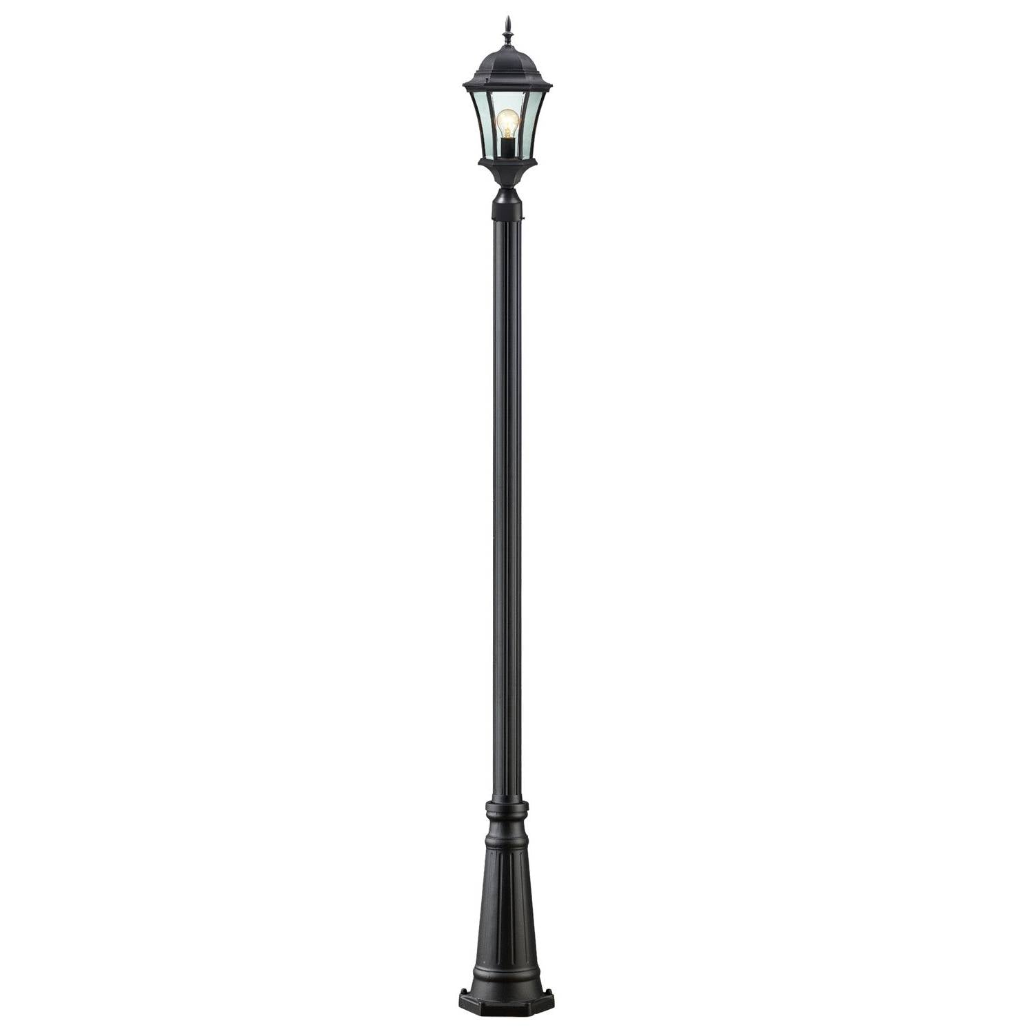 Z-Lite - 522PHM-519P-BK - One Light Outdoor Post Mounted Fixture - Wakefield - Black