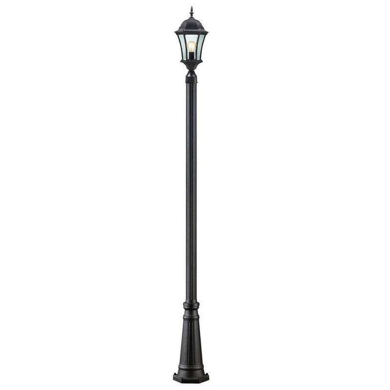 Z-Lite - 522PHM-519P-BK - One Light Outdoor Post Mounted Fixture - Wakefield - Black