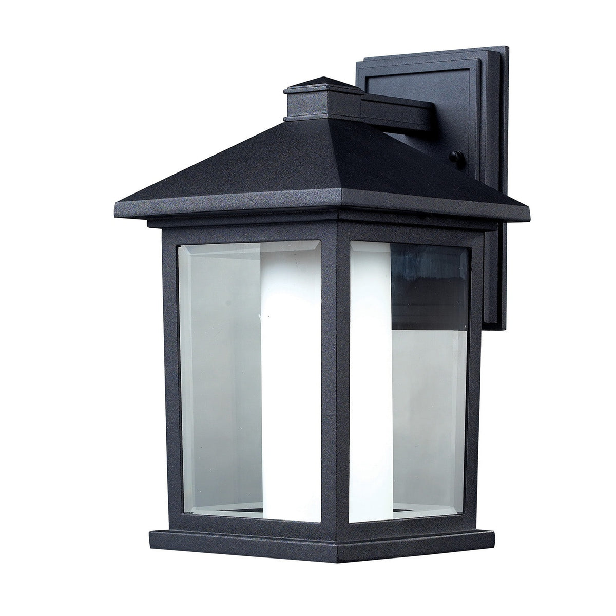 Z-Lite - 523M - One Light Outdoor Wall Light - Mesa - Black