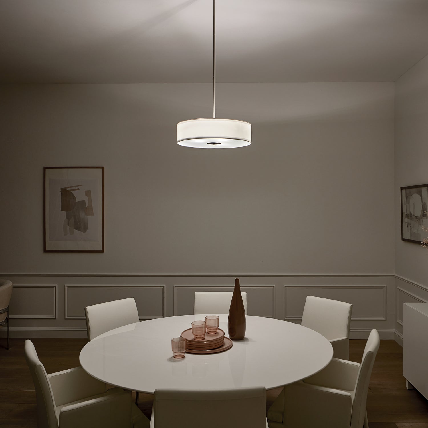 Kichler - 42121OZ - Three Light Pendant/Semi Flush - Olde Bronze