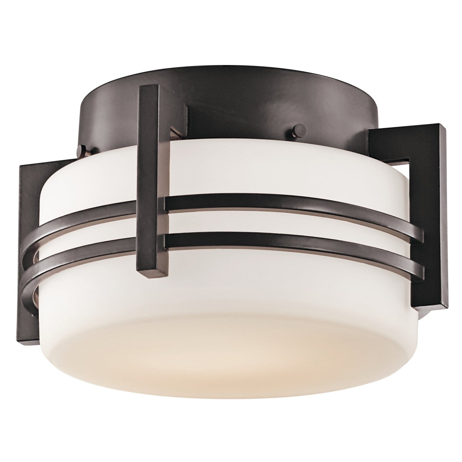 Kichler - 9557AZ - One Light Outdoor Ceiling Mount - Pacific Edge - Architectural Bronze