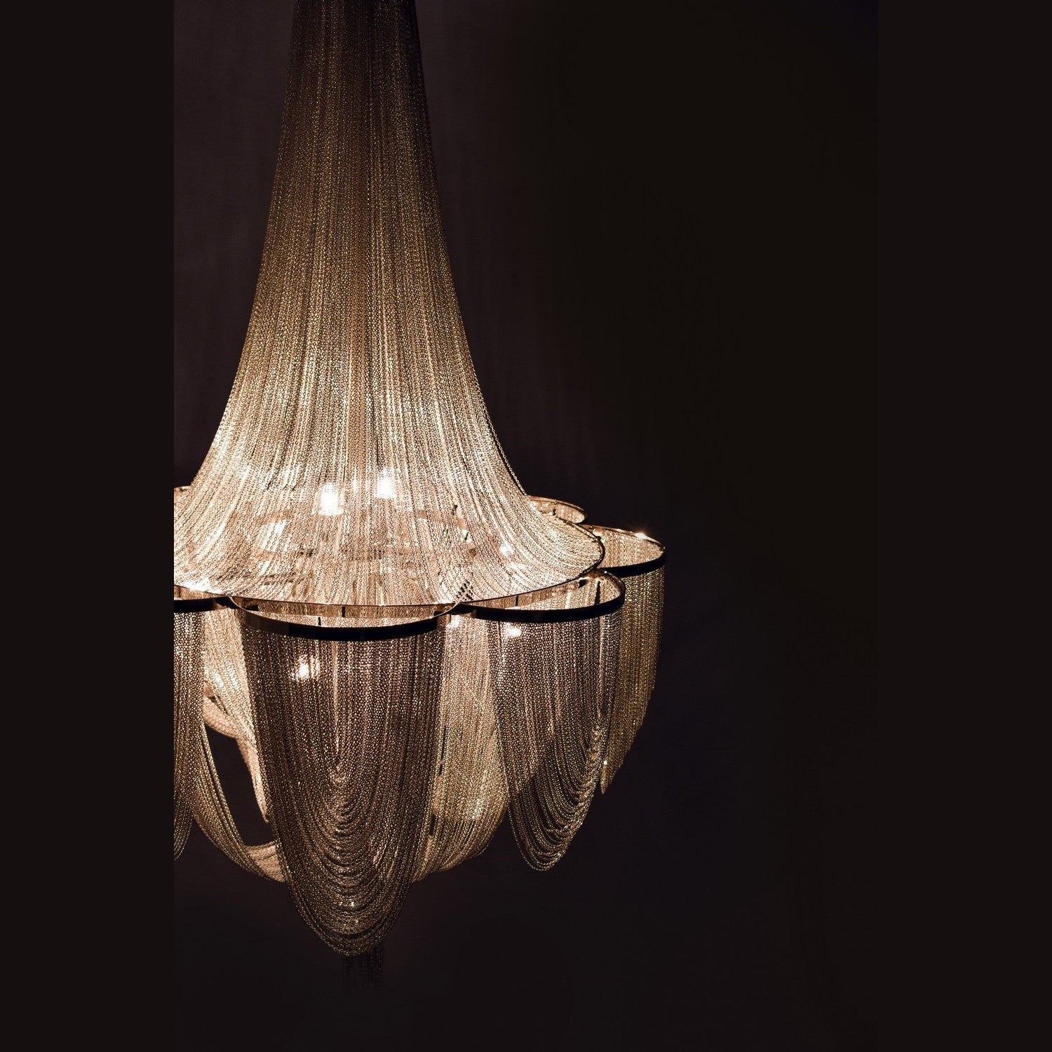 Maxim - 21464NKPN - LED Chandelier - Chantilly - Polished Nickel