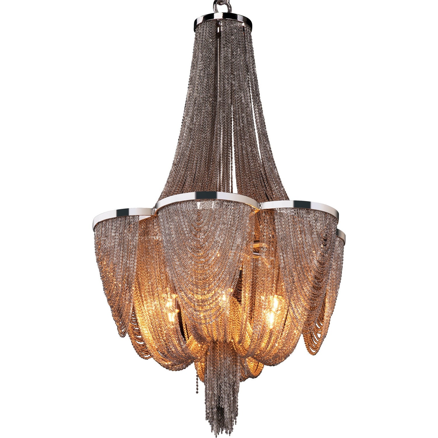 Maxim - 21464NKPN - LED Chandelier - Chantilly - Polished Nickel