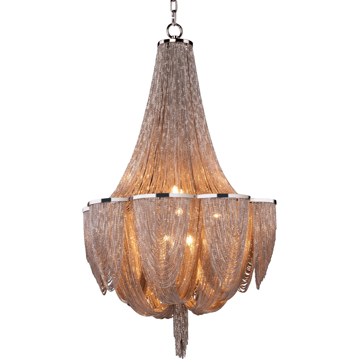 Maxim - 21465NKPN - LED Chandelier - Chantilly - Polished Nickel