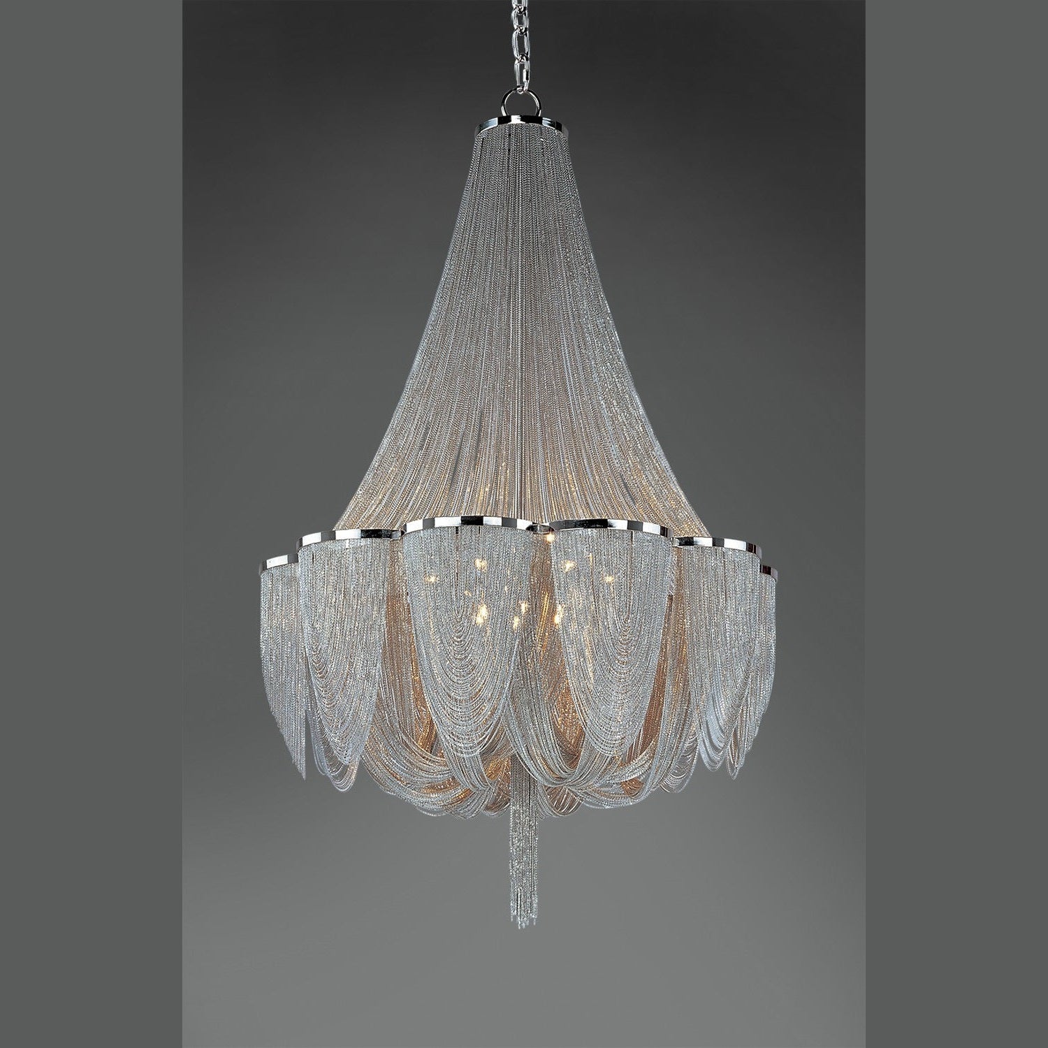 Maxim - 21467NKPN - LED Chandelier - Chantilly - Polished Nickel