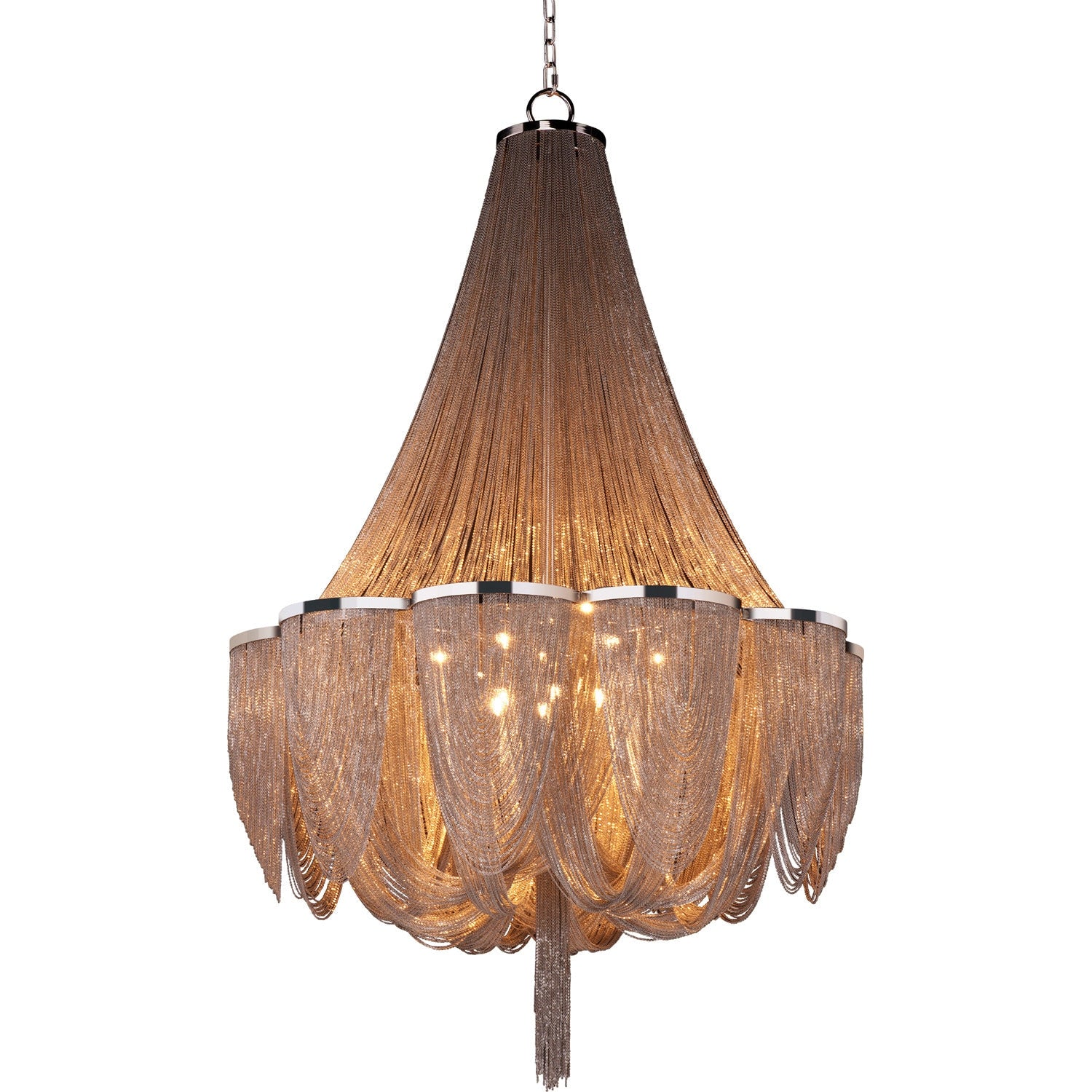 Maxim - 21467NKPN - LED Chandelier - Chantilly - Polished Nickel