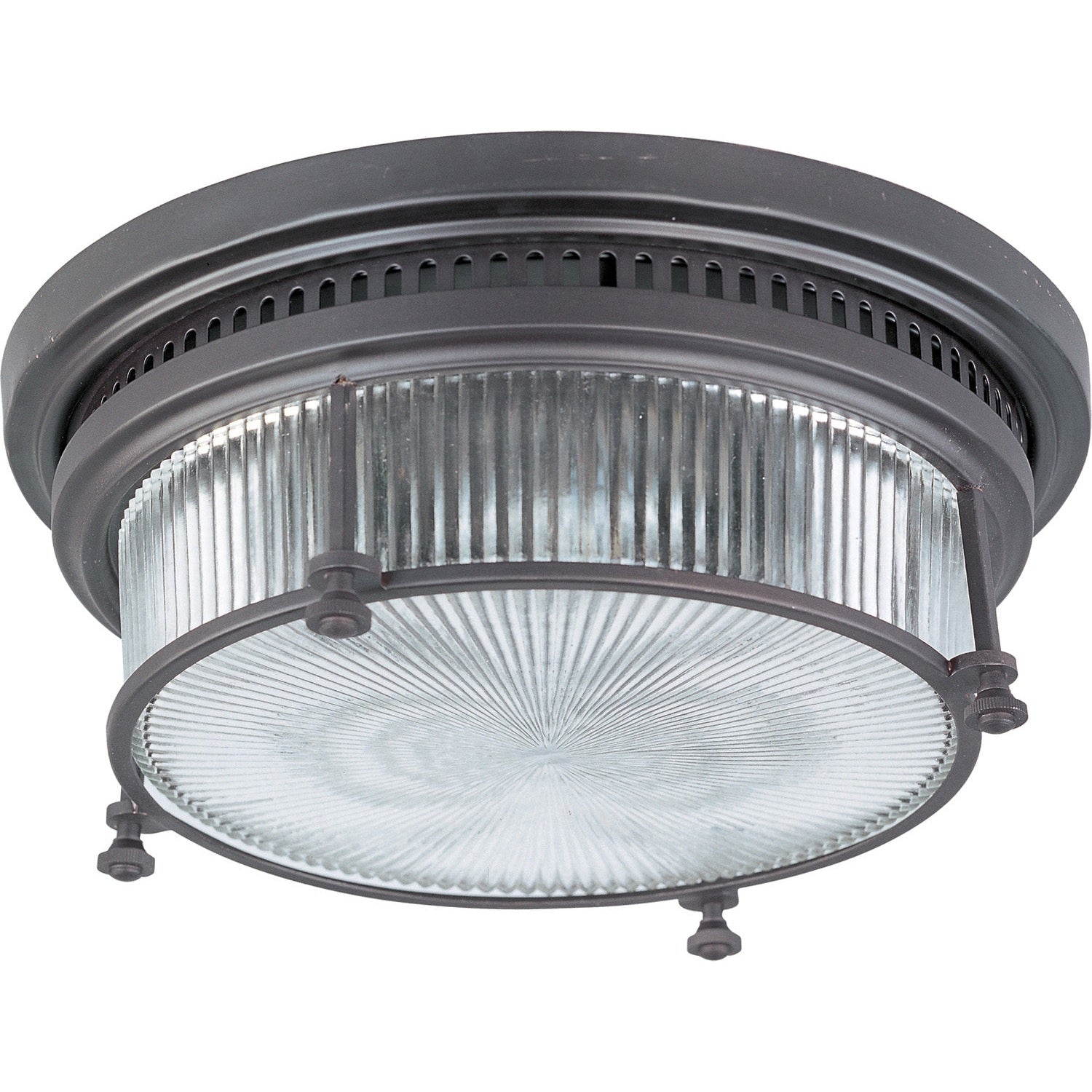 Maxim - 25000CLBZ - Two Light Flush Mount - Hi-Bay - Bronze