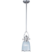 Maxim - 25002CLSN - One Light Pendant - Hi-Bay - Satin Nickel