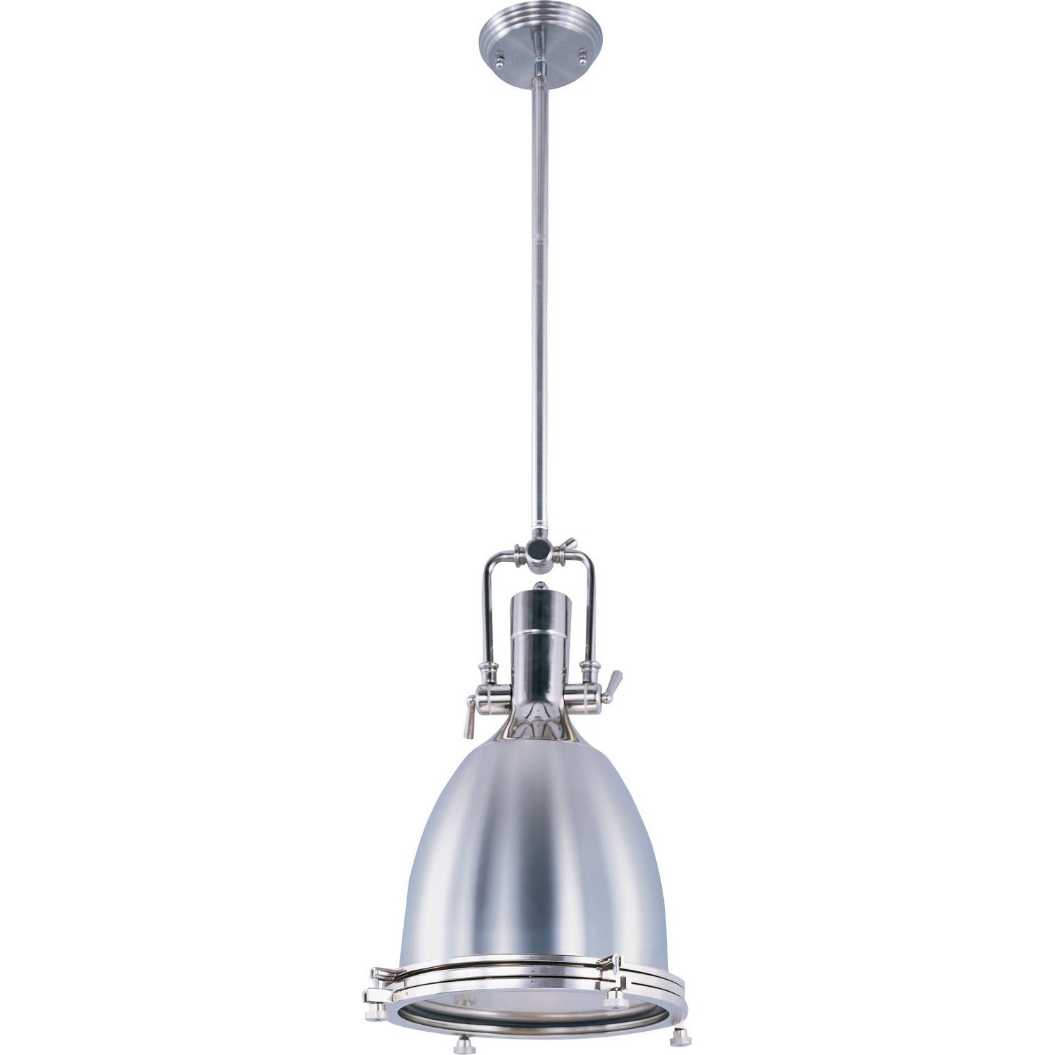 Maxim - 25104FTPN - One Light Pendant - Hi-Bay - Polished Nickel