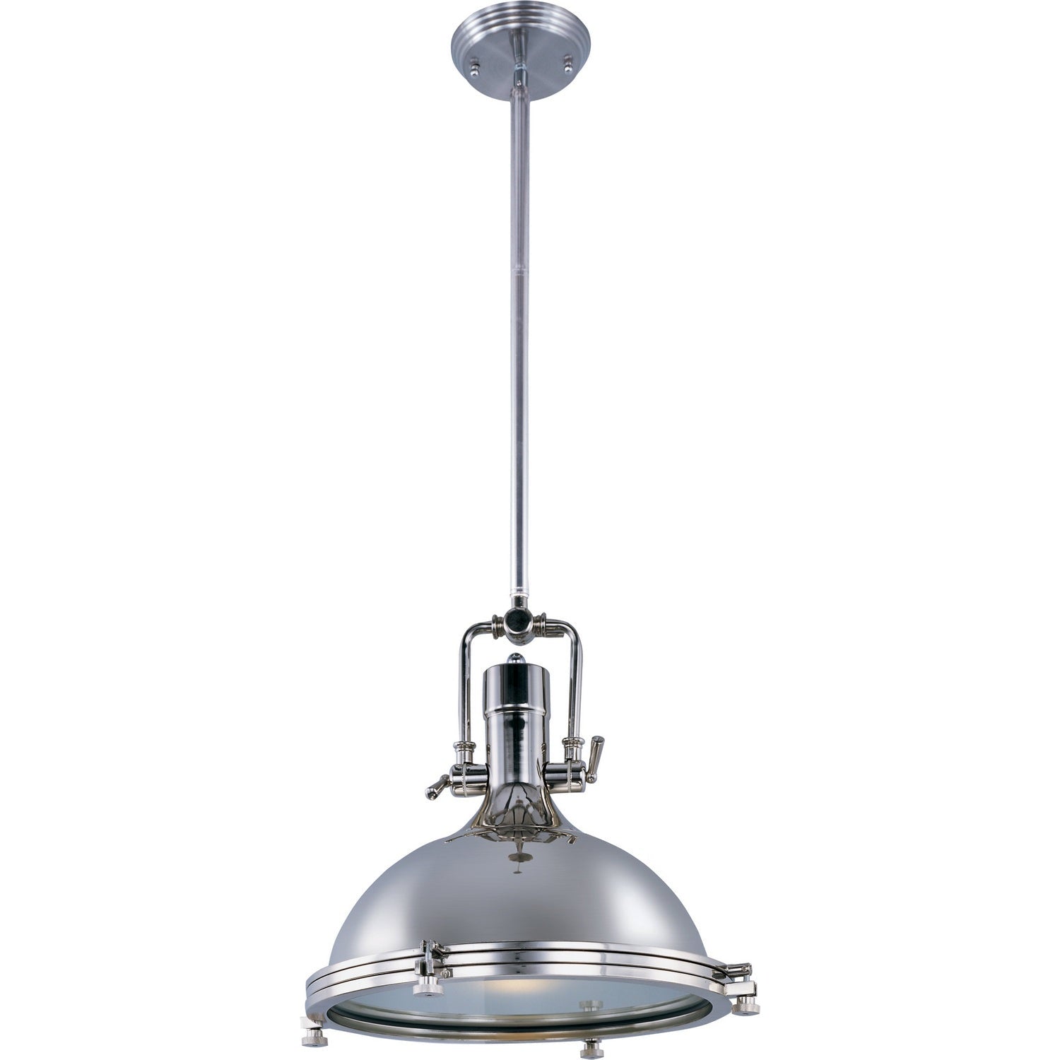 Maxim - 25109FTPN - One Light Pendant - Hi-Bay - Polished Nickel