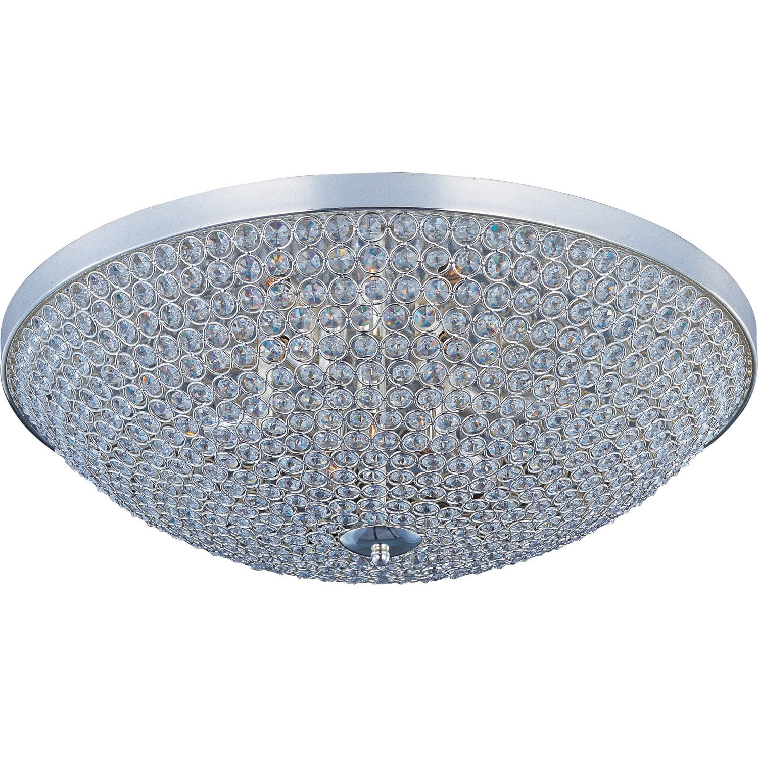 Maxim - 39872BCPS - LED Flush Mount - Glimmer - Plated Silver