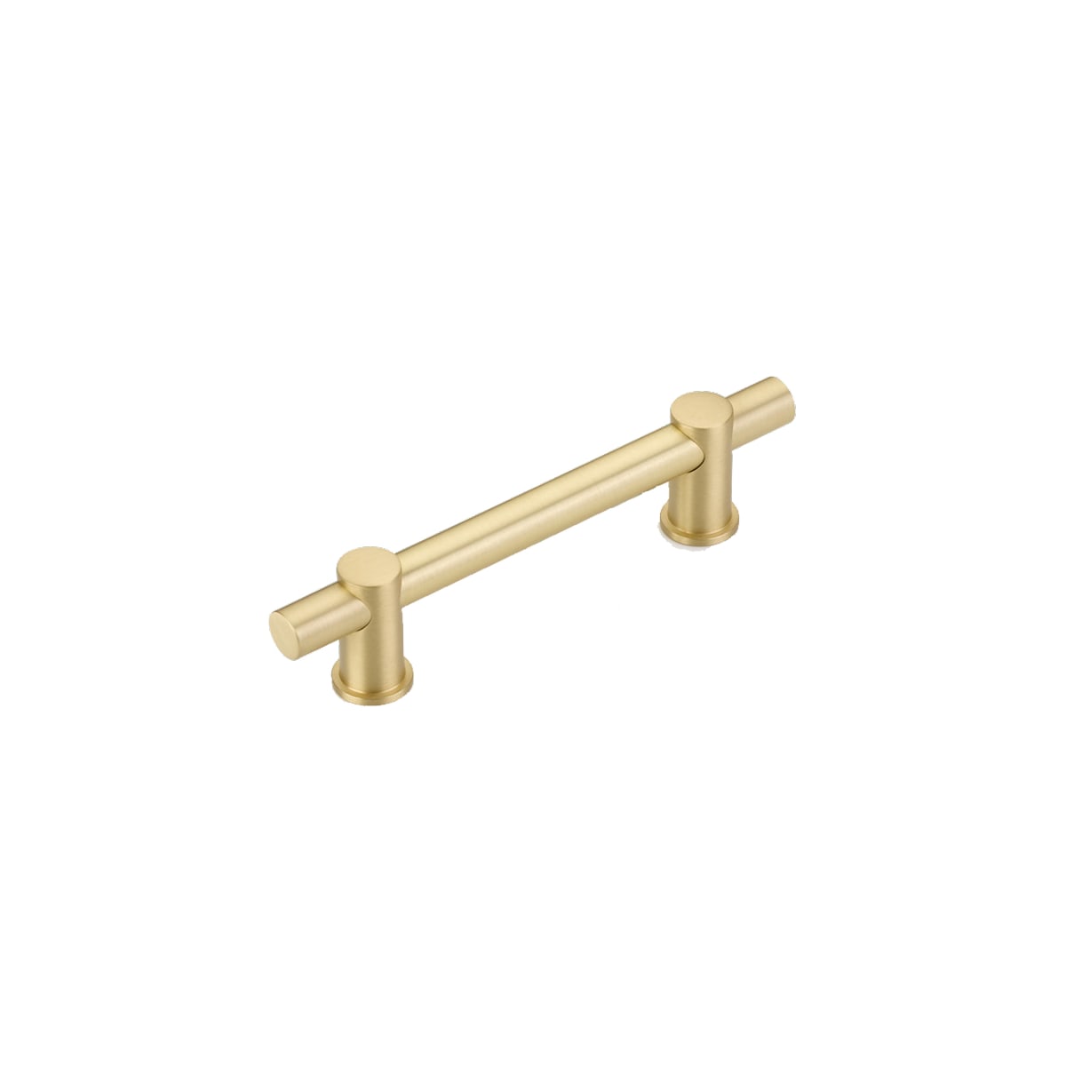 Fonce 4" Center to Center Modern Euro Bar Style Luxury Solid Brass Cabinet Handle / Drawer Pull