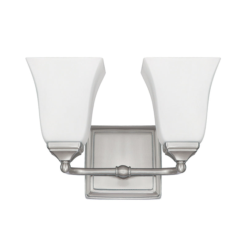Capital Lighting - 8452BN-119 - Two Light Vanity - Cade - Brushed Nickel