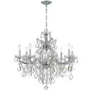 Crystorama - 4409-CH-CL-MWP - Nine Light Chandelier - Maria Theresa - Polished Chrome