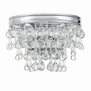 Crystorama - 132-CH - Two Light Wall Sconce - Calypso - Polished Chrome