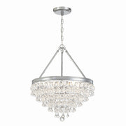 Crystorama - 136-CH - Six Light Chandelier - Calypso - Polished Chrome