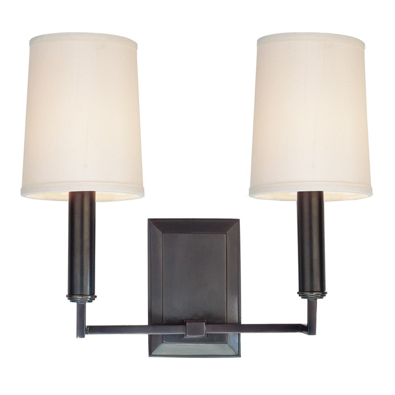 Hudson Valley - 812-OB - Two Light Wall Sconce - Clinton - Old Bronze