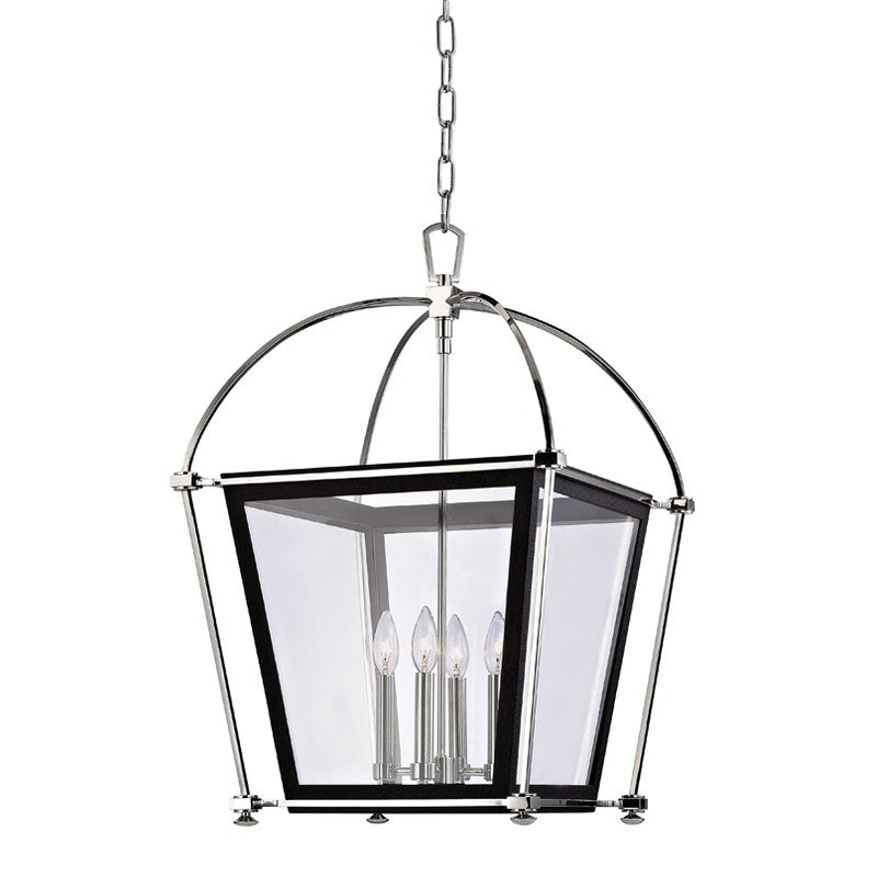 Hudson Valley - 3618-PN - Four Light Lantern - Hollis - Polished Nickel