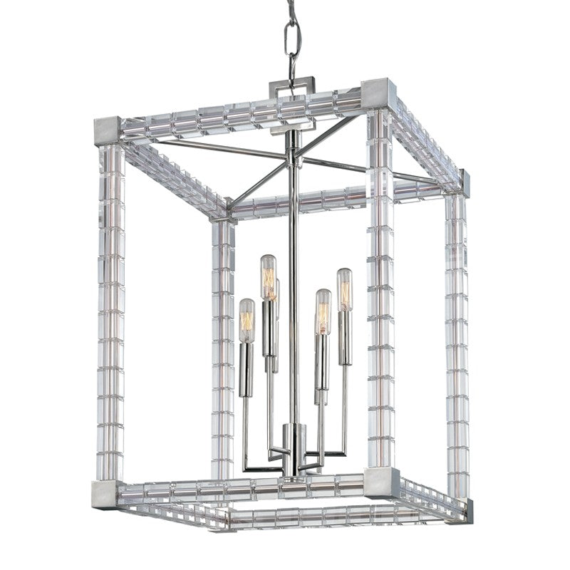 Hudson Valley - 7118-PN - Six Light Lantern - Alpine - Polished Nickel