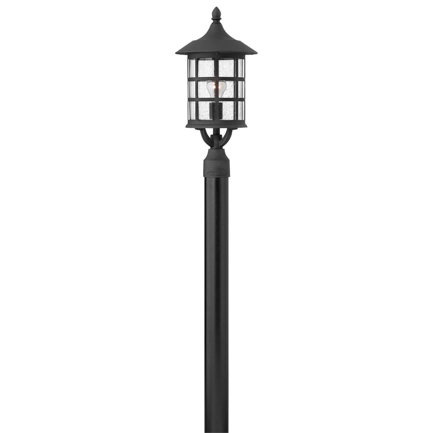 Hinkley - 1801BK - LED Post Top or Pier Mount Lantern - Freeport - Black