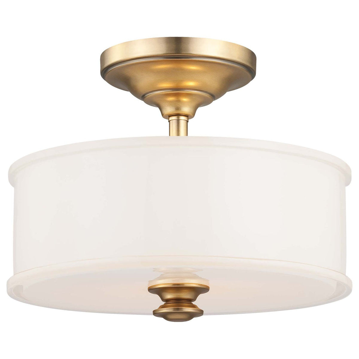 Minka-Lavery - 4172-249 - Two Light Semi Flush Mount - Harbour Point - Liberty Gold