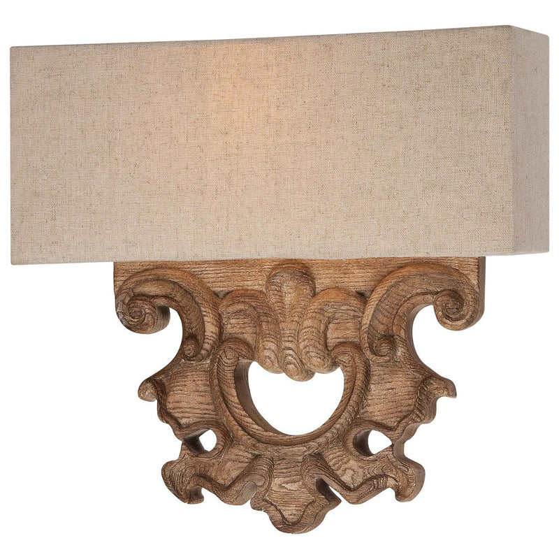 Minka-Lavery - 5200-290 - Two Light Wall Sconce - Abbott Place - Classic Oak Patina