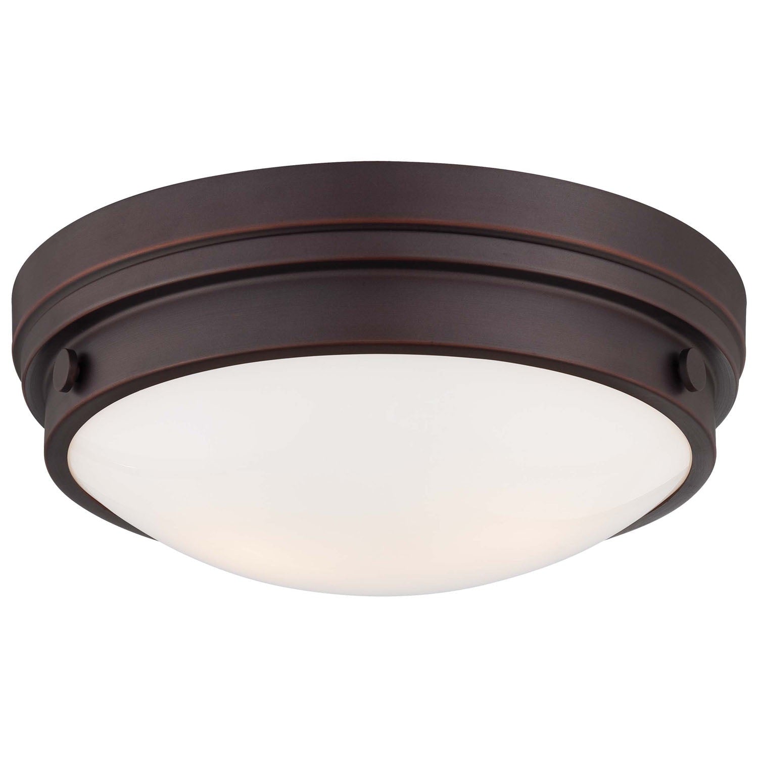 Minka-Lavery - 823-167 - Two Light Flush Mount - Lathan Bronze