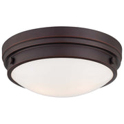 Minka-Lavery - 823-167 - Two Light Flush Mount - Lathan Bronze