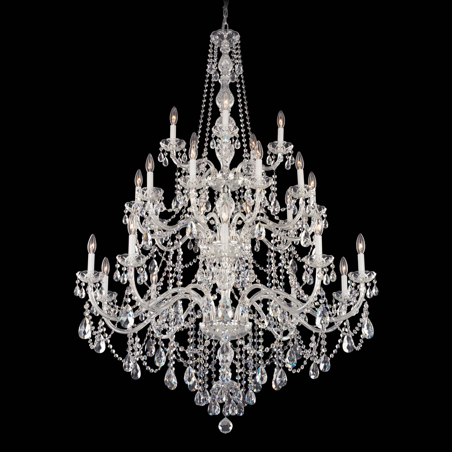 Schonbek - 1310-40H - 25 Light Chandelier - Arlington - Polished Silver