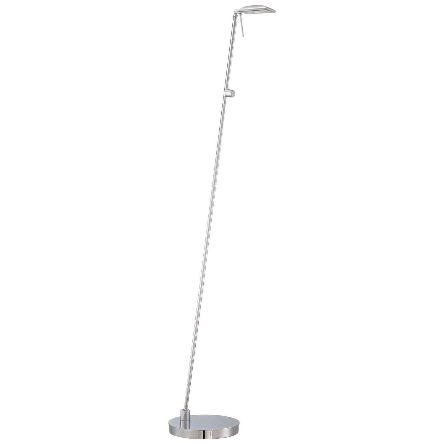 George Kovacs - P4324-077 - LED Floor Lamp - George'S Reading Room - Chrome