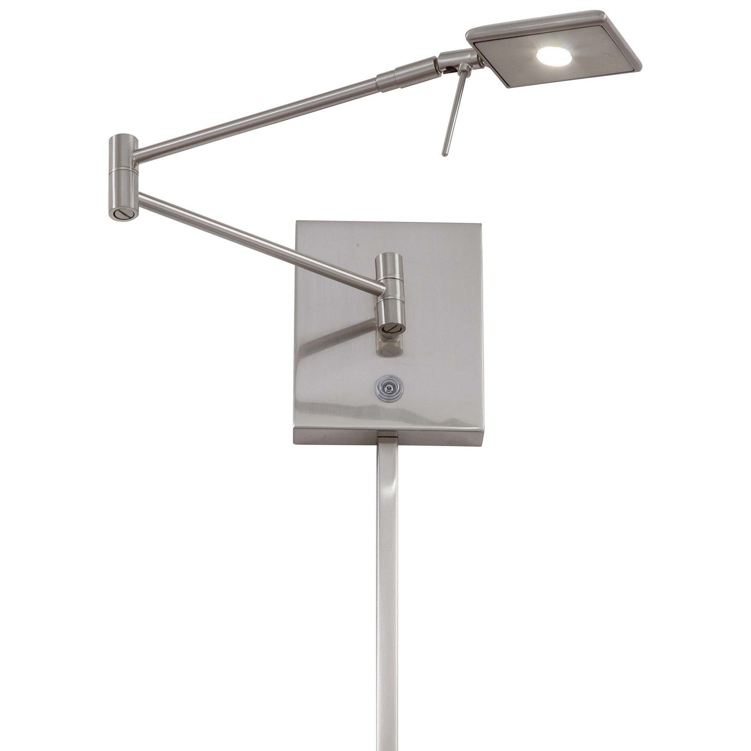 George Kovacs - P4328-084 - LED Swing Arm Wall Lamp - George'S Reading Room - Brushed Nickel